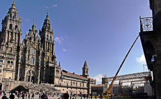 VIsita Benedicto XVI, eventos en Santiago de Compostela
