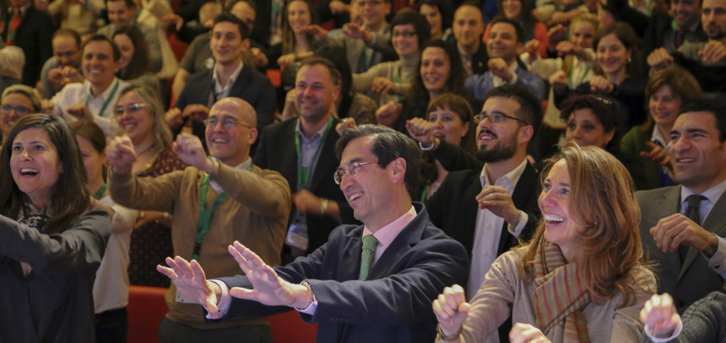 público en un congreso