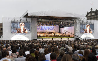 concierto palabras para galicia en Santiago de Abanca