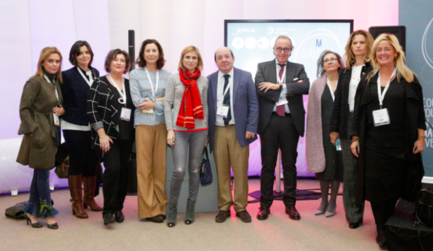 OPC Galicia durante el acto de presentación de Galicia MICE en la IBTM World de Barcelona