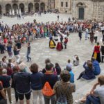 Flashmob en la Praza de Praterías de Santiago eventos congresos