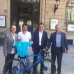 Mikel Azparren en el reto ciclista