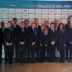 Personal auxiliar y azafatas de Trevisani en los Premios Gallegos del Año 2018.