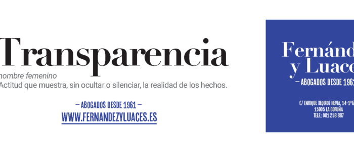 Campaña de comunicación Fernández y Luaces abogados. Creatividades de María Pereiró.