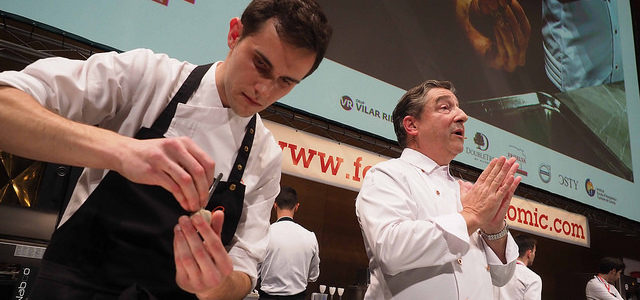 Joan Roca en el Fórum Gastronómico Girona 2018. Evento Gastronómico