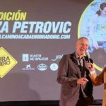 presentación evento camino acaba en obradoiro, aza petrovic e terio carrera