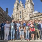 Congreso TWEPP 2019 en la Praza do Obradoiro de Santiago, Galicia