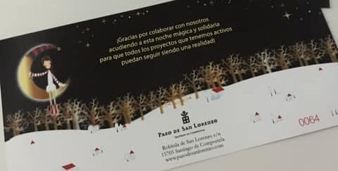 entradas de la gala de Navidad de la Fundación Andrea de Santiago